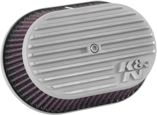 KN Street Metal Air Intake Assembly Side Draft Silver