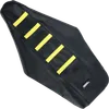 Moose Black Yellow Rubber High Traction Ribbed Seat Cover For RM125 250