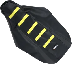 Moose Black Yell Rubber High Traction Ribbed Seat Cover For Suzuki RM85