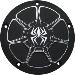 Rekluse Billet Aluminum Wrinkle Black Derby Cover