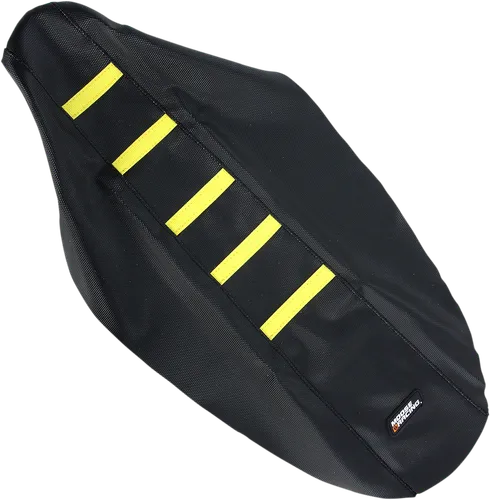 Moose Black Yellow Rubber High Traction Ribbed Seat Cover For RMZ250