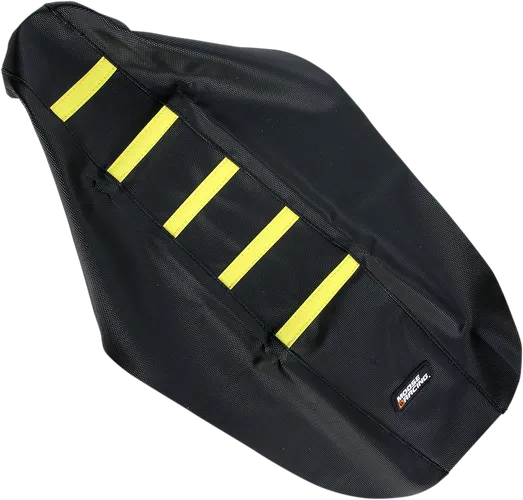 Moose Rubber High Traction Black Yellow Ribbed Seat Cover For Suzuki