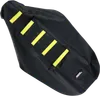 Moose Rubber High Traction Black Yellow Ribbed Seat Cover For Suzuki