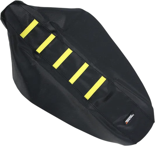 Moose Black Yellow Rubber High Tract Ribbed Seat Cover For Suzuki