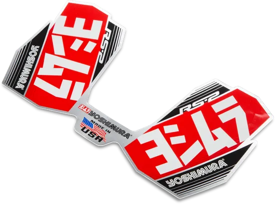 Yoshimura Muffler Exhaust Tail Pipe RS-2 Decal Sticker