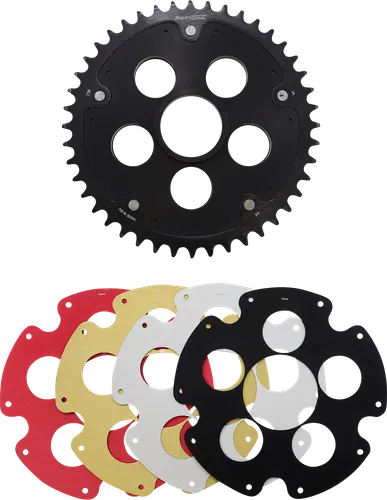 Supersprox Edge Rear Conversion Drive Sprocket With Color Insert 44T