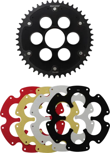 Supersprox Edge Rear Conversion Drive Sprocket With Color Insert 45T