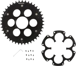 Supersprox Edge Rear Conversion Drive Sprocket With Color Insert 42T