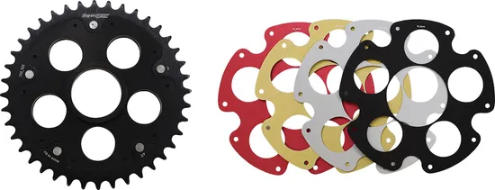 Supersprox Edge Rear Drive Sprocket With Color Insert 40T 1