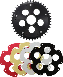 Supersprox Edge Rear Drive Sprocket With Color Insert 44T