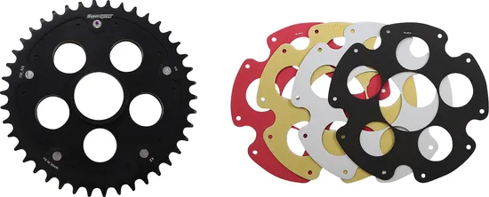 Supersprox Edge Rear Drive Sprocket With Color Insert 43T