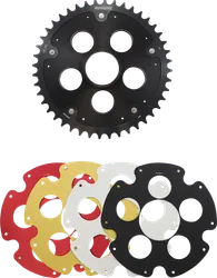 Supersprox Edge Rear Drive Sprocket With Color Insert 44T