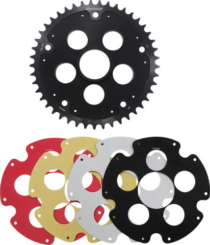 Supersprox Edge Rear Drive Sprocket With Color Insert 45T