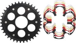 Supersprox Edge Rear Drive Sprocket With Color Insert 38T