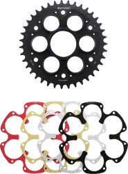 Supersprox Edge Rear Drive Sprocket With Color Insert 39T
