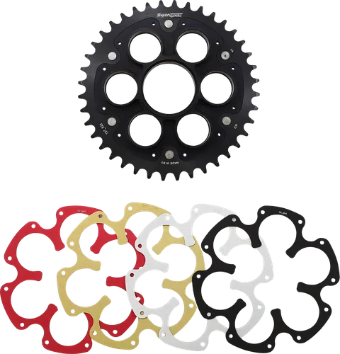 Supersprox Edge Rear Drive Sprocket With Color Insert 40T