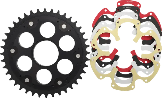 Supersprox Edge Rear Drive Sprocket With Color Insert 40T
