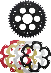 Supersprox Edge Rear Drive Sprocket With Color Insert 43T