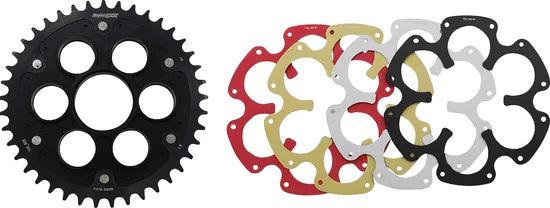 Supersprox Edge Rear Drive Sprocket With Color Insert 41T