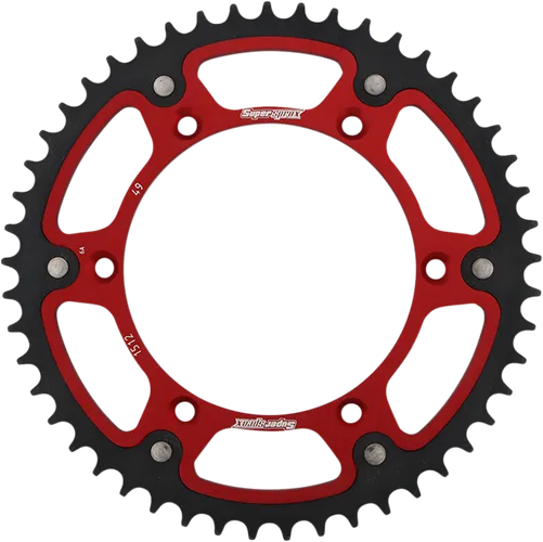 Supersprox Stealth Rear Drive Sprocket Red 49 T 5