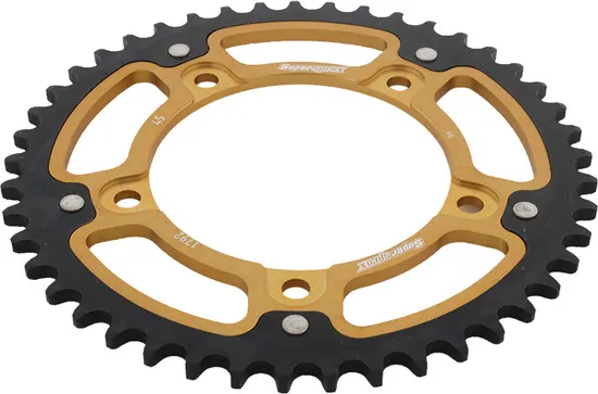 Supersprox Stealth Rear Drive Sprocket Gold 45 T