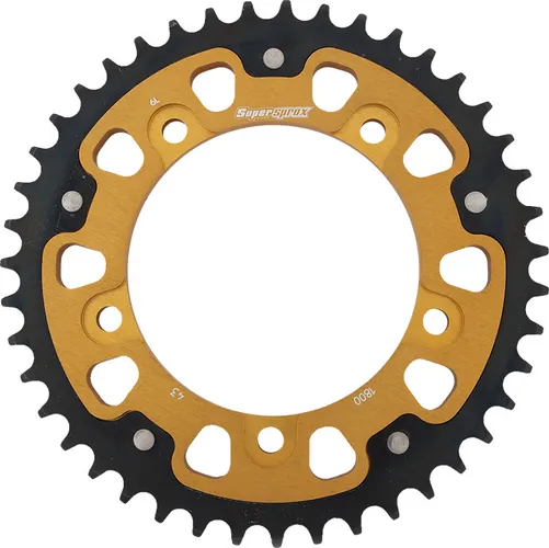 Supersprox Stealth Rear Drive Sprocket Gold 43 T
