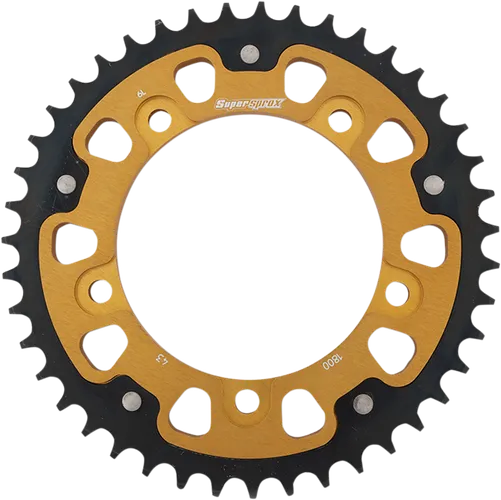 Supersprox Stealth Rear Drive Sprocket Gold 43 T