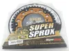 Supersprox Stealth Rear Drive Sprocket Gold 43 T