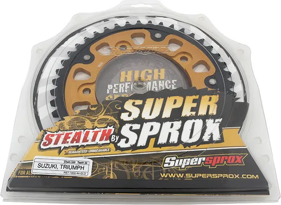 Supersprox Stealth Rear Drive Sprocket Gold 44 T