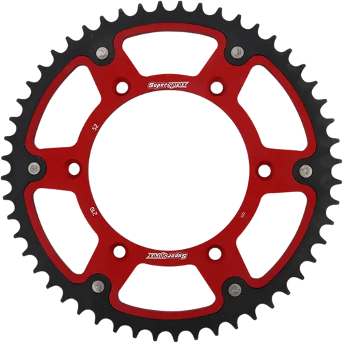 Supersprox Stealth Rear Drive Sprocket Red 52 T