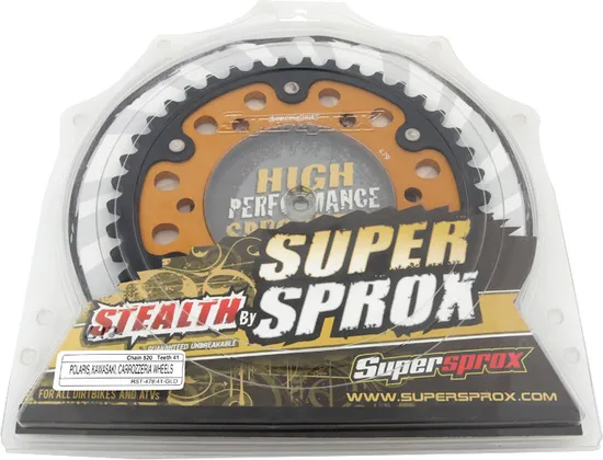 Supersprox Stealth Rear Drive Sprocket Gold 41 T