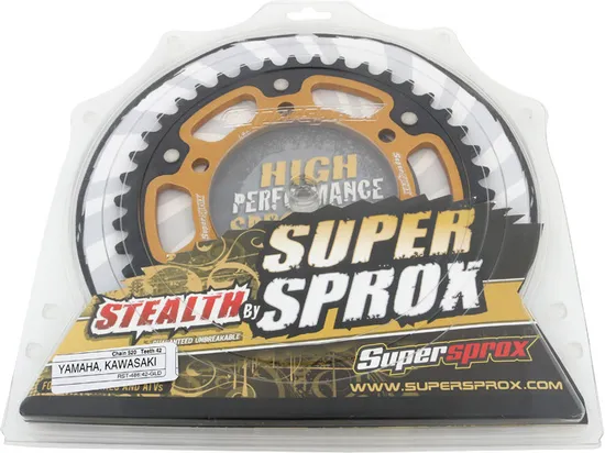 Supersprox Stealth Rear Drive Sprocket Gold 42 T