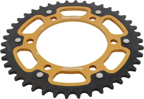 Supersprox Stealth Rear Drive Sprocket Gold 42 T