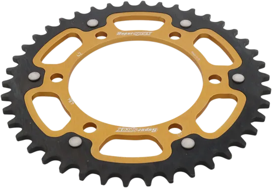 Supersprox Stealth Rear Drive Sprocket Gold 42 T