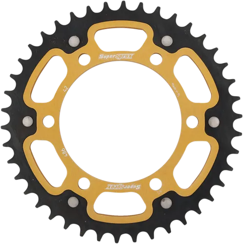 Supersprox Stealth Rear Drive Sprocket Gold 42 T