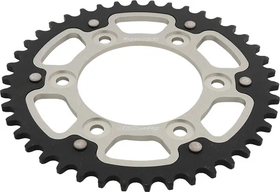 Supersprox Stealth Rear Drive Sprocket Silver 42 T