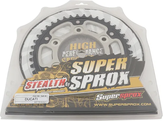 Supersprox Stealth Rear Drive Sprocket Silver 42 T