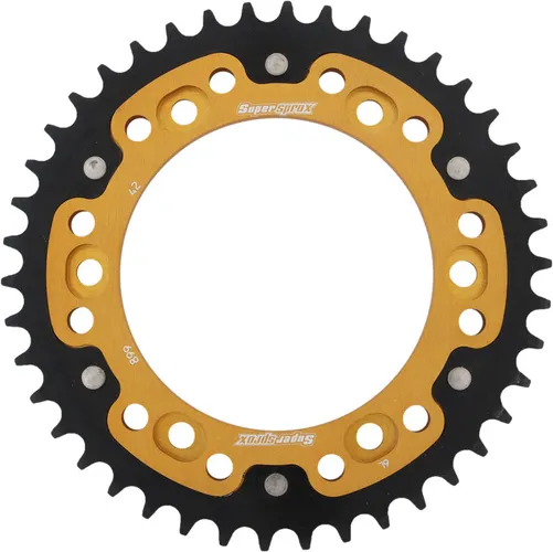 Supersprox Stealth Rear Drive Sprocket Gold 42 T