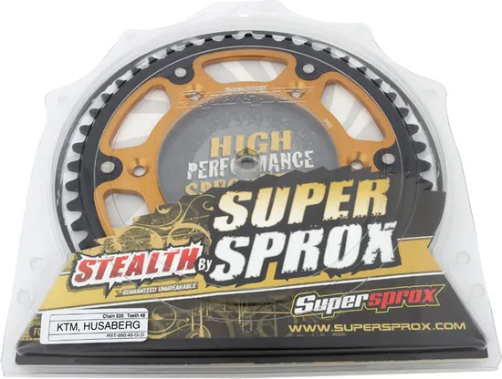 Supersprox Stealth Rear Drive Sprocket Gold 48 T
