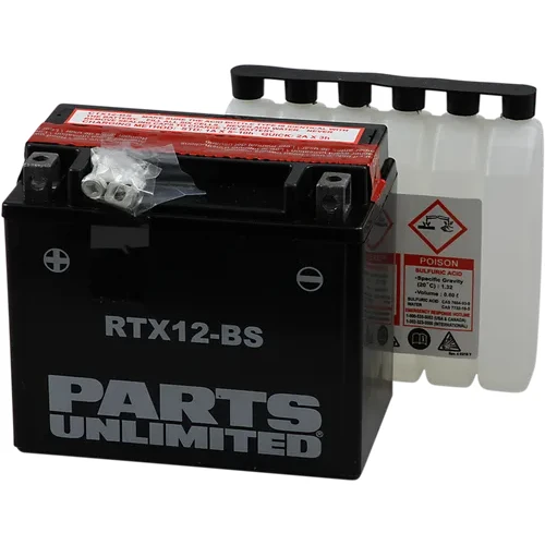 Parts Unlimited AGM Maintenance-Free Battery 3