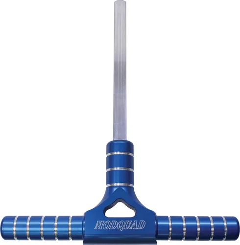 Modquad Grooved OS Passenger Handle Grab Bar Blue Anti-Rattle