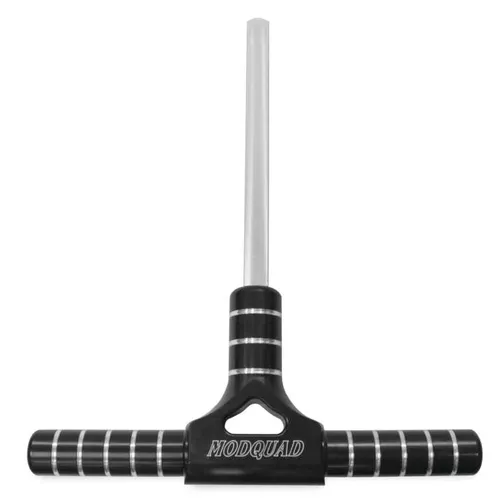 Modquad Grooved OS Passenger Handle Grab Bar Black Anti-Rattle