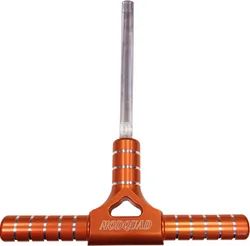 Modquad Grooved OS Passenger Handle Grab Bar Orange Anti-Rattle