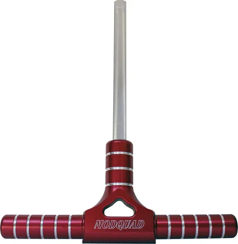 Modquad Grooved OS Passenger Handle Grab Bar Red Anti-Rattle