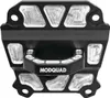Modquad 58in Al Rear Radius Rod Support Plate Black w Tow Hook