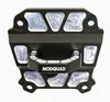 Modquad 58in Al Rear Radius Rod Support Plate Black w Tow Hook