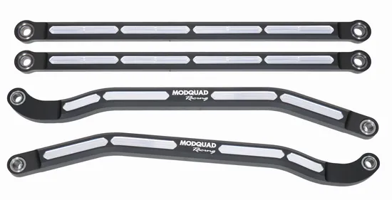 Modquad High Clearance Aluminum Radius Rods Black 4pc Set