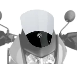 Moose Clear w Silkscreen +2" Adventure Acrylic Windscreen Windshield