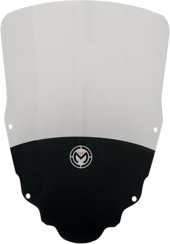 Moose Clear w Silkscreen +4" Adventure Acrylic Windscreen Windshield