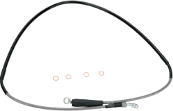 Moose Stainless Steel PVC Coated Braided Front Brake Line
